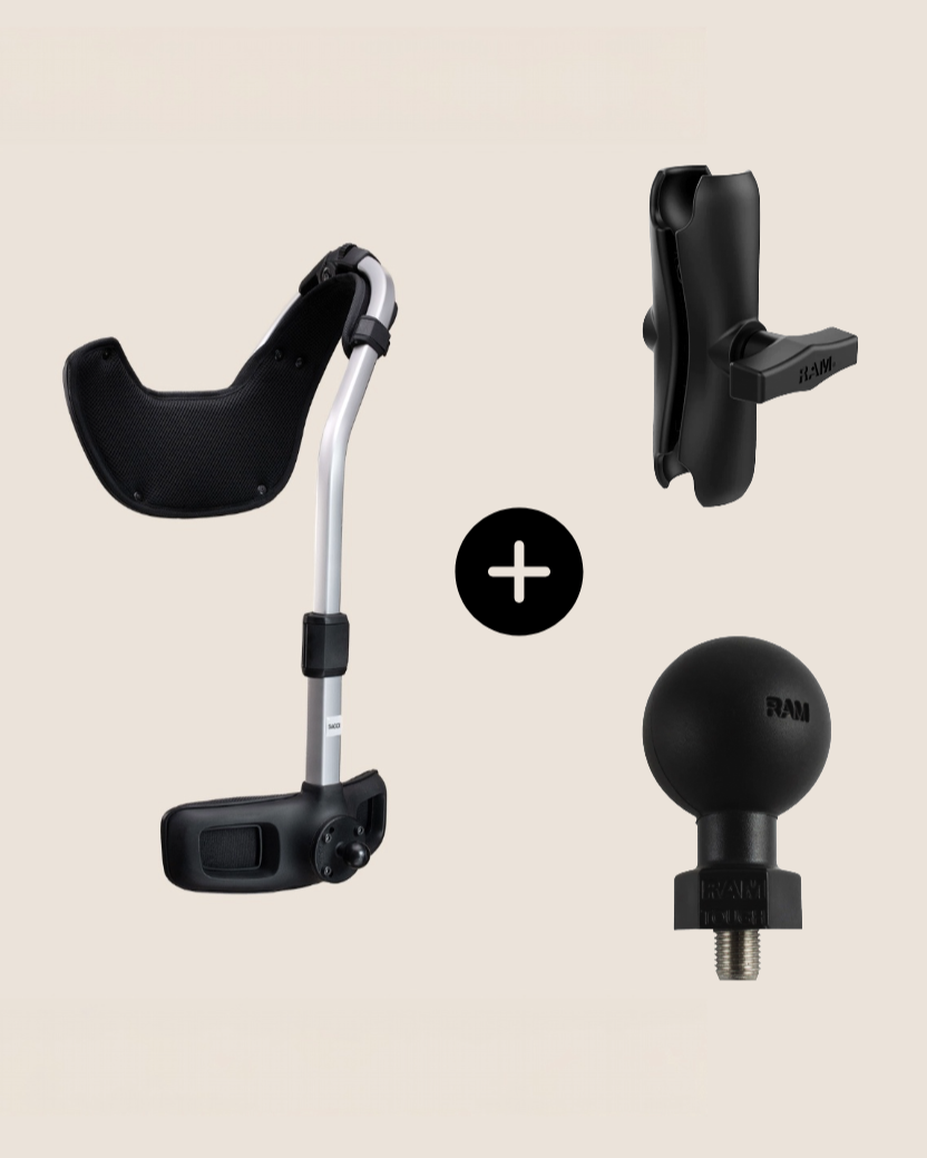 Hook II - incl RAM® double Socket Arm & 3/8 adapter
