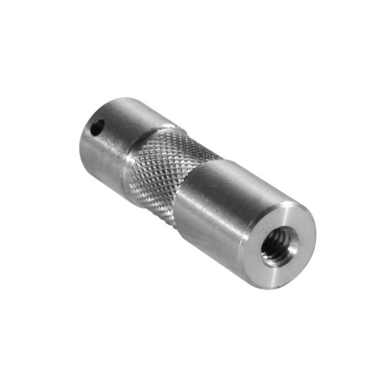 2in Aluminum Baby Pin with 1/4in Female Thread