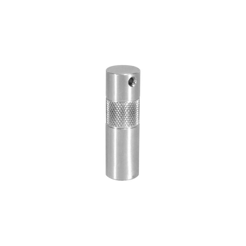 2in Aluminum Baby Pin with 1/4in Female Thread