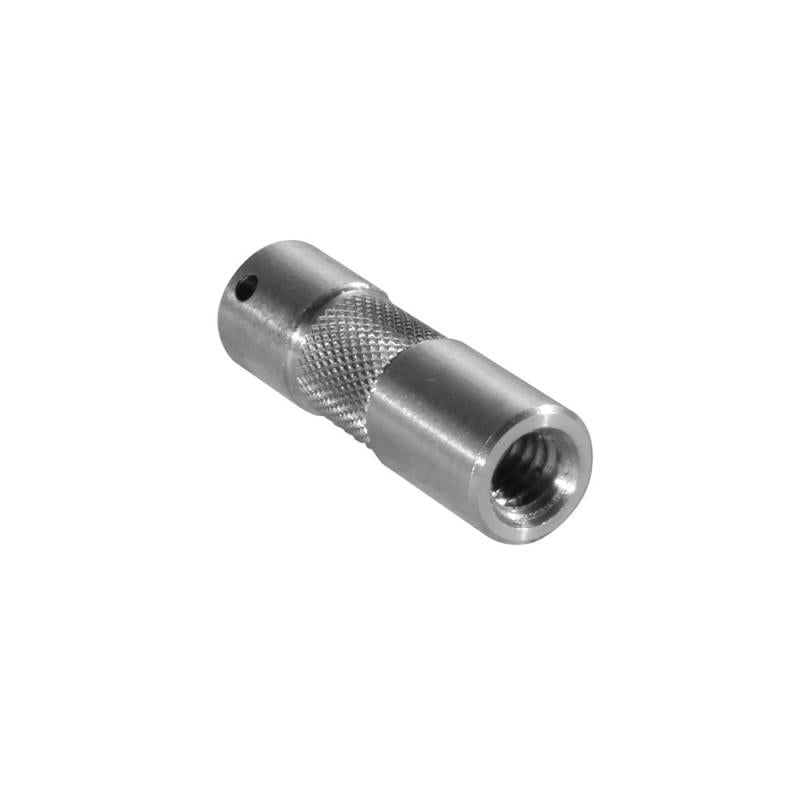 2in Aluminum Baby Pin with 3/8in Female Thread